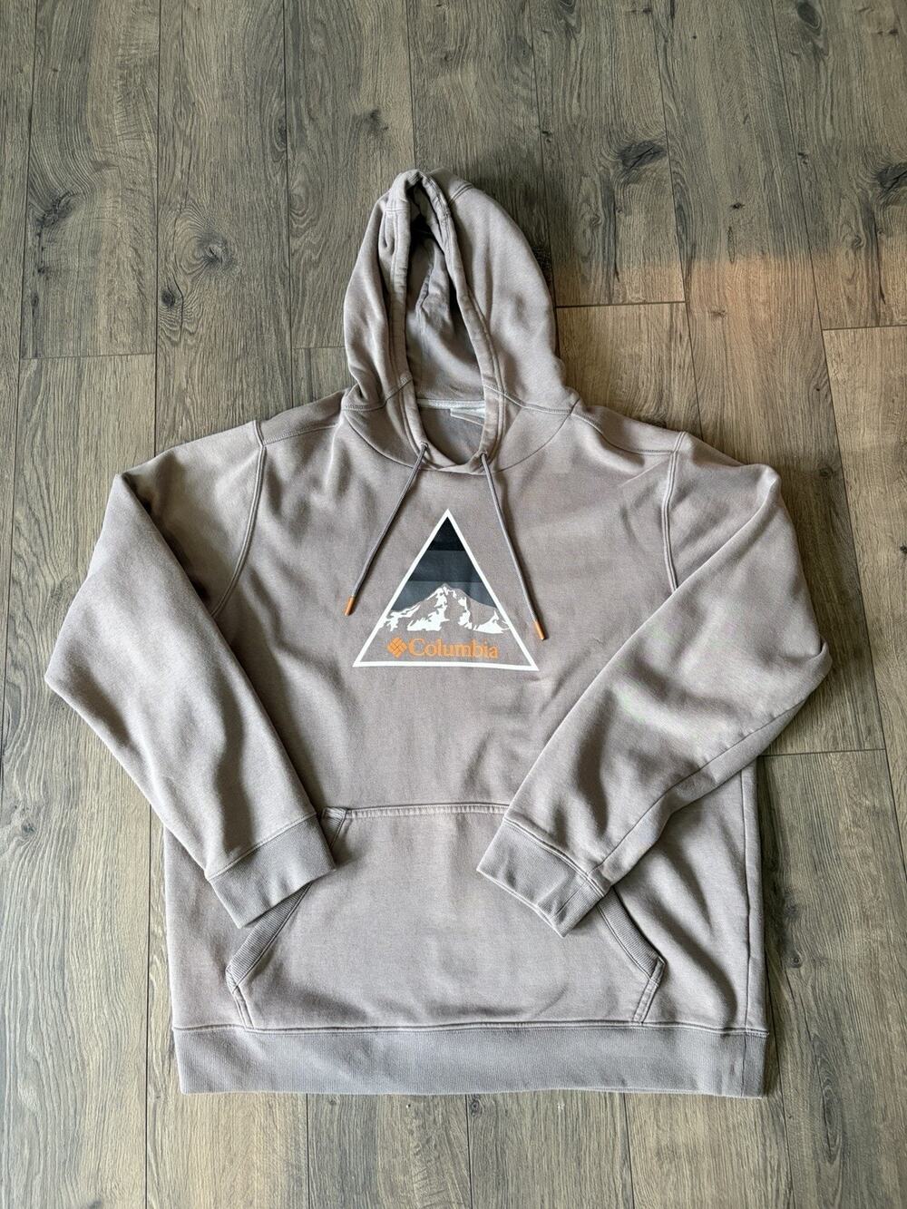 Columbia Men's Gray Fleece Pullover Hoodie XL (READ DESCRIPTION)